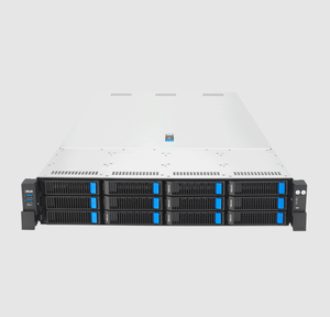 Système de serveur barebone à grande capacité de stockage RS720-E12-RS12U avec 12 baies (4 baies SATA/SAS + 8 baies SATA/SAS/NVME) et 2 alimentations 2700W PSY - Product Image 3