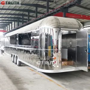 Trung Quốc Nhà sản xuất tùy chỉnh Châu Âu di động nhà bếp đường phố van nhượng Bộ xe tải Hot thực phẩm giỏ hàng phục vụ Trailer