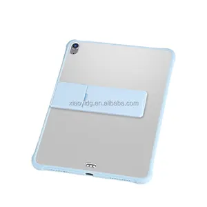 Voor Ipad Air1 Air2 9.7 Tablet Pc Case, Effen Kleur Siliconen Matte Met Standaard