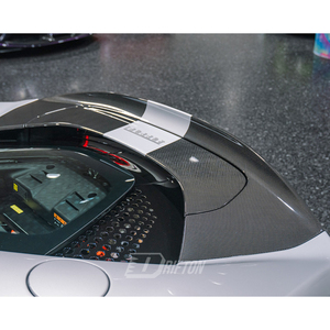 Assetto Fiorano Style Full Exposed Dry Carbon Fiber Style <b>Rear</b> <b>Spoiler</b> For Ferrari SF90 High Quality Part, Factory Supplier - Product Image 3
