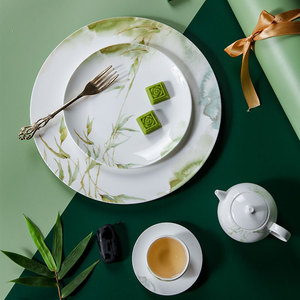 PITO Horeca, juego de <span class=keywords><strong>vajilla</strong></span> de regalo con diseño de calcomanía personalizado, <span class=keywords><strong>vajilla</strong></span> <span class=keywords><strong>inglesa</strong></span>, plato nórdico de cerámica de hueso, China para restaurante minimalista - Product Image 2