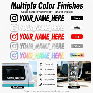 Autocollants de transfert imperméables personnalisés pour vitres de voiture, gobelets, tasses, étiquettes de logo et de nom personnalisés - Product Image 5