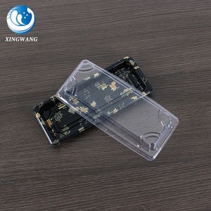 ราคาโรงงาน XW-1102อาหารเกรดทิ้งซูชิภาชนะที่มีฝาปิดพลาสติก - Product Image 4