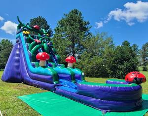 สไลเดอร์น้ำเป่าลม สไลเดอร์เป่าลมขนาดใหญ่ สไลเดอร์เป่าลมยักษ์ แทรมโพลีนกลางแจ้งสำหรับเด็กพร้อมสไลเดอร์ - Product Image 6