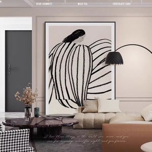 Pintura de decoración de entrada nórdica <span class=keywords><strong>Matisse</strong></span>, arte abstracto moderno, lienzo colgante, tinta ecológica, pintura de vida grande de gama alta - Product Image 1