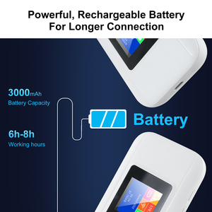 EDUP 4G LTE <span class=keywords><strong>WiFi</strong></span> 6 Pocket Hotspot Mobiler <span class=keywords><strong>Router</strong></span> 4G MiFi mit 3000-mAh-Akku – M01 mit Bildschirm und M01S ohne Bildschirm - Product Image 4