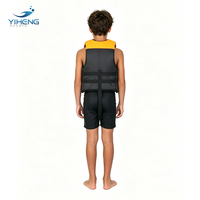 Rompi Pelampung Unisex EPE Foam PFD untuk Anak dengan Tali Pengikat Kaki untuk Surfing, Berlayar, Kayak, dan Olahraga Air