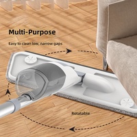 Serpillère plate à pulvérisation en microfibre, grande capacité, bouteille de 350 ml, durable, facile à nettoyer, anti-rayures, pour le nettoyage des sols domestiques et commerciaux