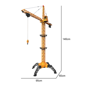 Camion grue télécommandé RC 1:8, véhicule <span class=keywords><strong>de</strong></span> construction sur chenilles avec bras articulé mobile pour enfants - Product Image 5