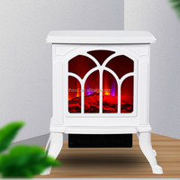 Petit radiateur de flamme de Simulation domestique, cheminée électrique, chauffage rapide, ventilateur d'air chaud