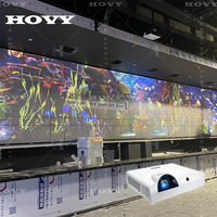 Système de projection vidéo murale holographique 3D professionnel, résolution maximale 2K, écran LCD, Wi-Fi intégré, portable, thème immersif