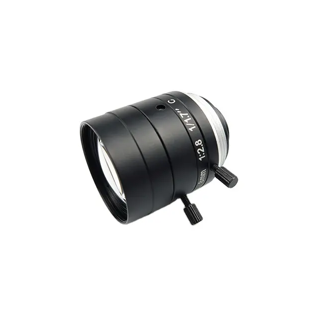 HQ 1/1.8 odak uzunluğu 8mm C montaj Lens makine görüş kamera için düşük bozulma Lens