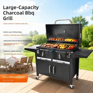 Griglia Barbecue Multifunzionale Moderna in <span class=keywords><strong>Ghisa</strong></span> per Esterni, <span class=keywords><strong>Stufa</strong></span> <span class=keywords><strong>a</strong></span> <span class=keywords><strong>Legna</strong></span> e <span class=keywords><strong>Forno</strong></span> per Stufati <span class=keywords><strong>con</strong></span> Garanzia di 2 Anni - Product Image 1