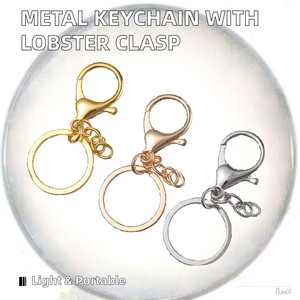 Porte-clés Boussole Vintage DIY en Alliage de Zinc Métallique avec Mousquetons Pivotants pour Fabrication de Bijoux et Accessoires Artisanaux Or Argent - Product Image 3