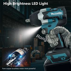 طقم أدوات كهربائية لاسلكية من ماك مكون من 7 قطع، يتضمن مفك صدمة، جلاخة زاوية، مثقاب، مفك براغي، مجموعة أدوات كهربائية بدون فرش، الأكثر مبيعًا - Product Image 6