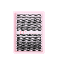 Faux cils segmentés pour pose à domicile DIY, bouquets de cils individuels 280 pièces 30D 40D, fournitures pour artistes de salon de beauté