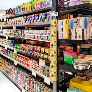 Grosir pemasok produsen profesional Supermarket merchandise Strip klip logam cantelan pajangan plastik