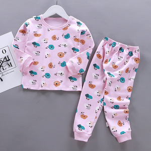 Vêtements de nuit pour enfants en coton, pyjamas d'hiver en gros, pyjama 2 pièces pour bébé - Product Image 5
