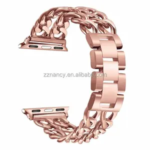Stainless Steel Strap for Apple Watch 6 SE 5 4 Band 40mm 44mm Band Metal Link Bracelet Strap for iwatch Series 1 2 3 42mm 38mm