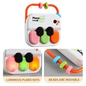 Mini cuentas de plástico sensoriales para Educación Temprana, 12 Uds., juguete de Piano de 5 teclas para bebés - Product Image 4