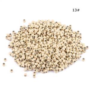 Nano anneaux doublés en <span class=keywords><strong>silicone</strong></span>, très petits, pour extensions de cheveux, i-tip - Product Image 4