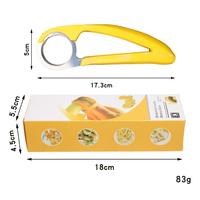 Multifunctionele roestvrijstalen groenteschiller, salade-snijder, bananen-snijder, fruit-snijder, komkommermes, keukengereedschap