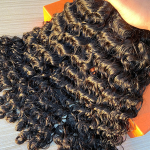 Chưa Qua Chế Biến Trinh Nữ Campuchia Bó Lớp Biểu Bì Phù Hợp Đôi Miến Điện Dệt Xoăn Nhuộm 100G Việt Nam Nguyên Miến Điện Xoăn Trinh Nữ - Product Image 2