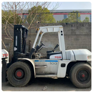 รถยก TCM มือสองคุณภาพสูง 10 ตัน ปี 2018 ยกสูงสุด 4 เมตร พร้อมเครื่องยนต์ Isuzu กำลัง 80 กิโลวัตต์ ใช้งานมาแล้ว 3970 ชั่วโมง ราคาถูก พร้อมมอเตอร์และปั๊ม - Product Image 1