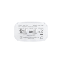 Chargeur mural USB OEM écologique en ABS 5V 1A, prise US, 5W QC2.0, protection contre les courts-circuits, câble rétractable pour téléphone portable, pliable