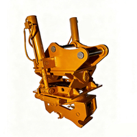 Attache rapide pour excavatrice de 3 à 30 tonnes avec rotateur inclinable et attache rapide hydraulique, dispositif d'accouplement efficace compatible avec l'attache rapide