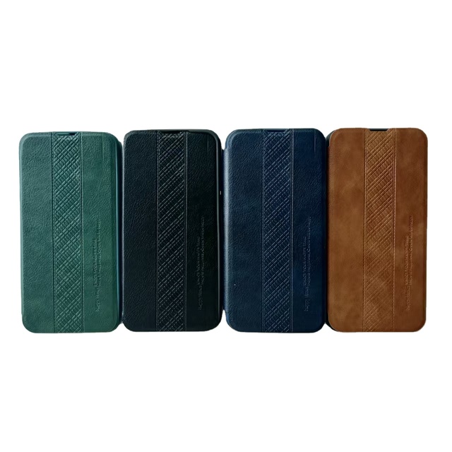 Embossed Leather Case Shockproof Simple Flip Phone case for INF SMART 9 Lens Protection Luxury Shockproof Leather case