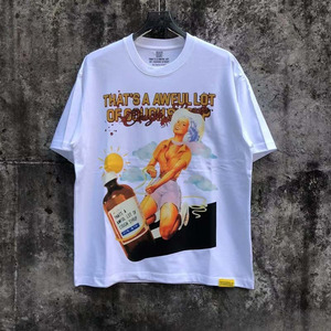 Camiseta de Algodón 100% con Estampado de Grafiti de Moda Urbana, Camiseta de Manga Corta para Hombre, OFERTA - Product Image 6