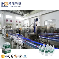 Usine d'eau : Ensemble complet de ligne de production d'eau minérale, remplissage d'eau entièrement automatique, machine de remplissage d'eau 3-en-1
