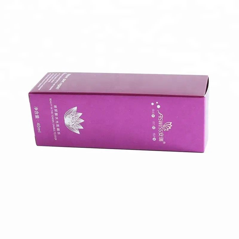 Tùy chỉnh In Mỹ Phẩm Nhỏ Faclial Kem Bao Bì Sản Phẩm Quà Tặng Giấy Folding Box