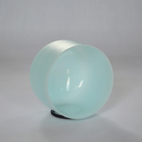 Ensemble de bols chantants en cristal de couleur pastel HF 432hz 440hz bain de guérison bols chantants en quartz vente en gros bols sonores en cristal de méditation
