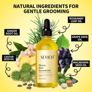 Huile essentielle de soins capillaires ordinaires nourrissante et réparatrice à l'extrait de romarin biologique avec étiquette personnalisée - Product Image 4