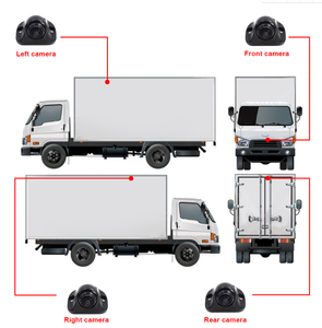 Système de surveillance à vue périphérique à 360 degrés pour bus, <span class=keywords><strong>camping</strong></span>-<span class=keywords><strong>car</strong></span>, <span class=keywords><strong>camping</strong></span>-<span class=keywords><strong>car</strong></span>, camion avec enregistreur DVR HD 1080P 4-CH - Product Image 3