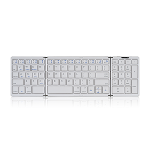 Teclado Inalámbrico al 70%, Bluetooth, Óptico, Universal, Mini, Plegable, para <span class=keywords><strong>iPhone</strong></span> y Teléfonos Inteligentes - Product Image 1