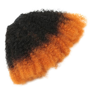 耐用纬纱 8 英寸 6 件 200 克 柔软非洲卷发合成混合发纬渐变色非洲编织发束 - Product Image 6