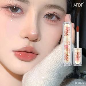 KAQILI Présentoir de rouge à lèvres liquide mat étanche sans transfert Tube de couleur bonbon longue durée 24pcs brillant à lèvres en velours - Product Image 3