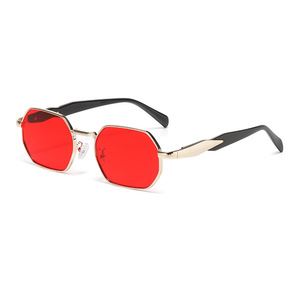 Jamie 862 <b>Small</b> <b>Frame</b> <b>Sunglasses</b> Metal Gold <b>Frame</b> UV400 Protection Unisex Style - Product Image 3