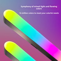 Lampe d'ambiance LED colorée pour bureau, alimentée par USB, avec télécommande et application, son de qualité gaming, éclairage intelligent, directement de l'usine