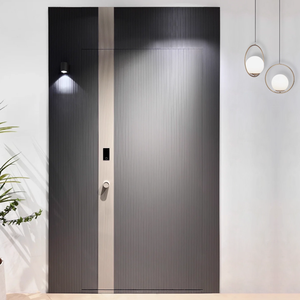 Puerta <span class=keywords><strong>de</strong></span> entrada <span class=keywords><strong>de</strong></span> seguridad <span class=keywords><strong>de</strong></span> <span class=keywords><strong>aluminio</strong></span> <span class=keywords><strong>de</strong></span> alta resistencia Antirrobo Diseño moderno Bloqueo multipunto Sonido <span class=keywords><strong>y</strong></span> aislamiento térmico Entrada principal - Product Image 6