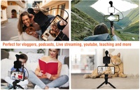 Kit de Vlogging pour iPhone, Kit Créateur de Contenu Vidéo pour Démarrer sur YouTube, Kit Vlog pour Enfants, Vlogueur, Enregistrement Vidéo, Fitness, Yoga, TikTok