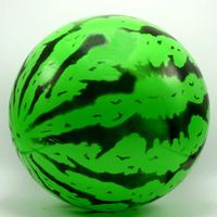 Balles de jeu pour piscine et plage, jouets d'été pour enfants, boule de plage gonflable, pastèque, 22cm