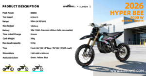 Motocicleta Sur Ron 2026 de Alto Rendimiento con Características Avanzadas, Tipo Pit Bike - Product Image 4