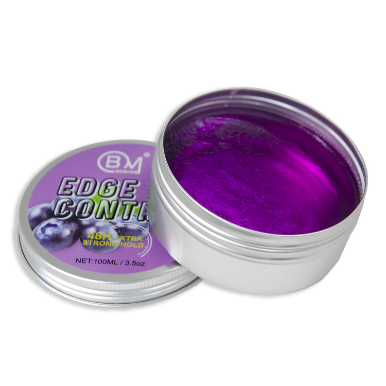 private label 72 hour strong hold long lasting water based hair jam edge control for 4c black hair