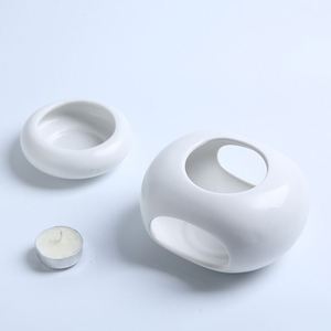 <b>Ceramic</b> Aromatherapy Wax Melt Warmer Fragrance Essential Oil Burner White Incense Oil <b>Diffuser</b> Candle Holder Home Decoration - Product Image 4