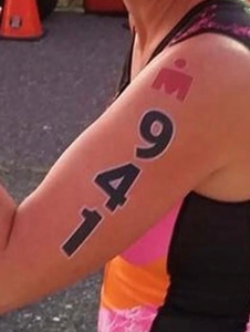 Tatuaggi Temporanei Personalizzati Impermeabili con Numeri di Gara Sportivi - Product Image 2