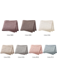 Couverture de bébé tricotée de Style Vintage de haute qualité serviette pliée nouveauté pour la maison voyage en gros pas cher pour pique-nique avion